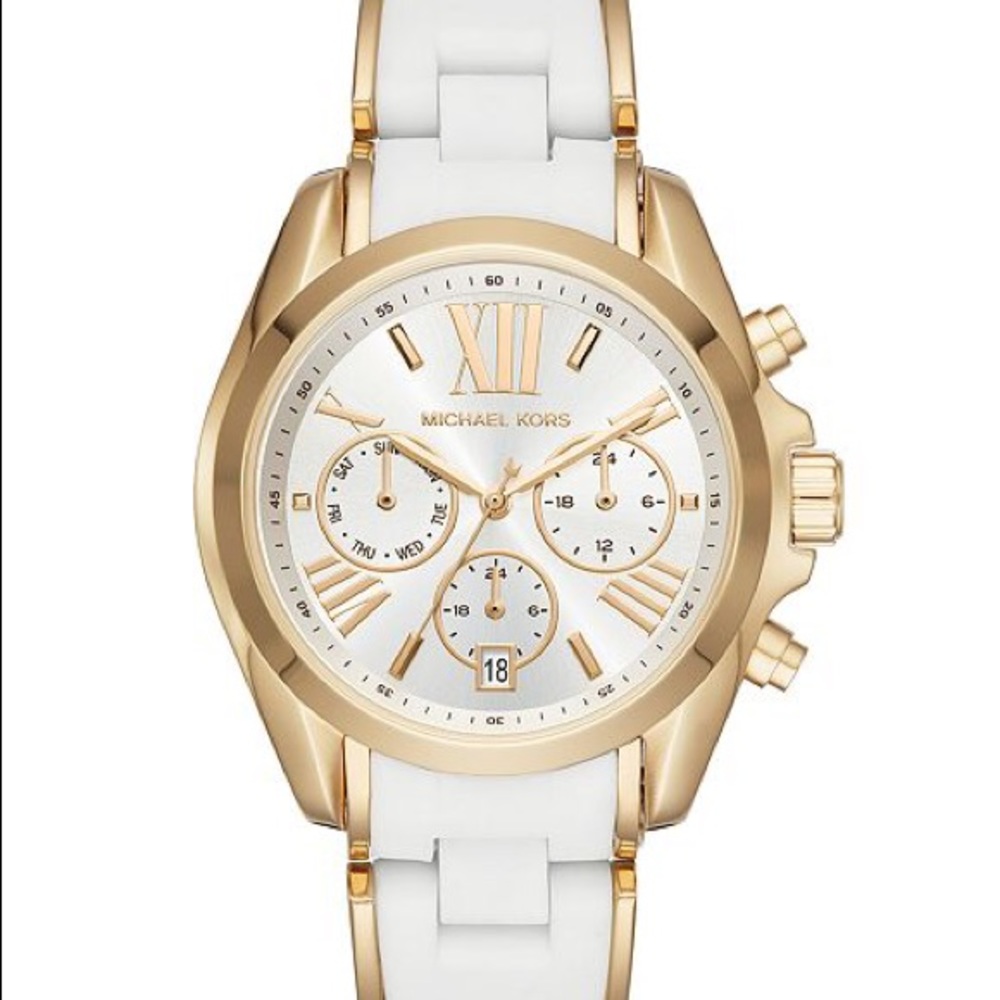 Michael kors White and gold watch